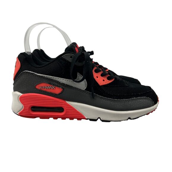 Nike Shoes - Nike Womens 8 Air Max 90 Essential 2013 Shoes Black Infrared Sneaker 537384-006